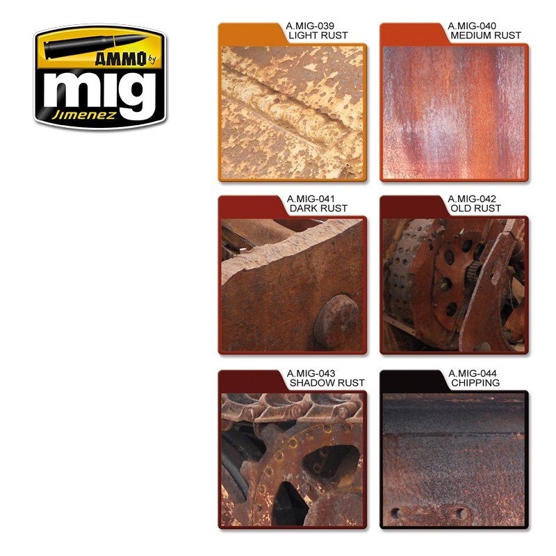 AMMO Brasil | A.MIG-7106 RUST EFFECTS COLORS