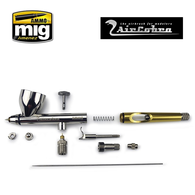 AMMO AIR COBRA エアブラシ　0.3 新品 AMMO Brasil | A.MIG-8625 AIRCOBRA AIRBRUSH - 0,3 mm