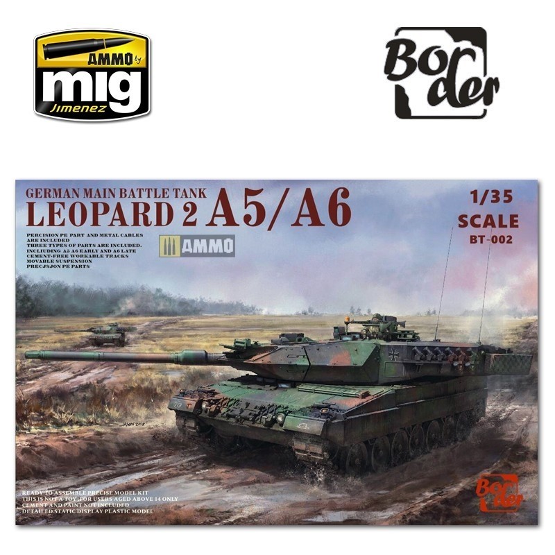 【未組立品】Leopard 2A6 Main Battle Tank 1/35 AMMO Brasil | 1/35 Leopard 2a6