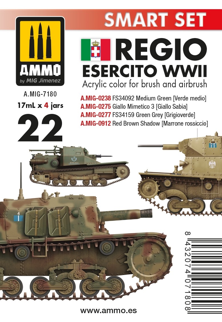A.MIG-7180 REGIO ESERCITO WWII