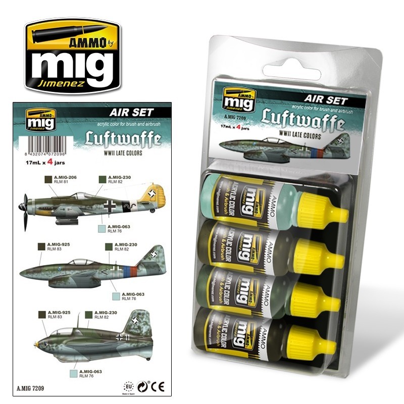 AMMO Brasil | A.MIG-7209 LUFTWAFFE WWII LATE COLORS