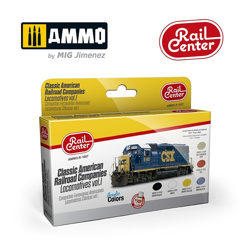 AMMO.R-1007 - Classic American Railroad Companies – Locomotives Vol.1