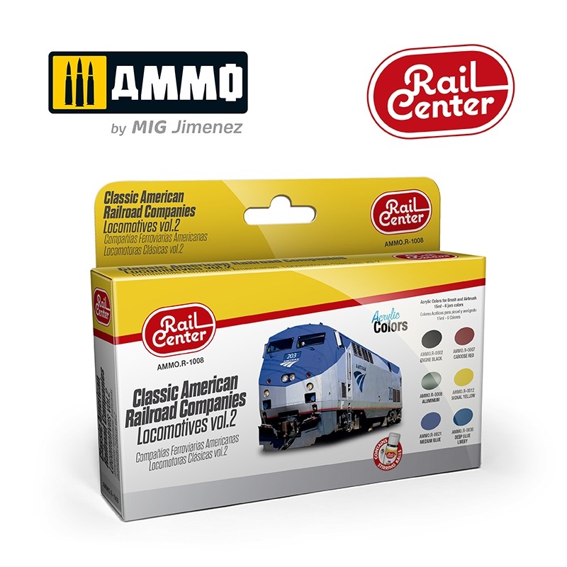 AMMO.R-1008 - Classic American Railroad Companies – Locomotives Vol.2