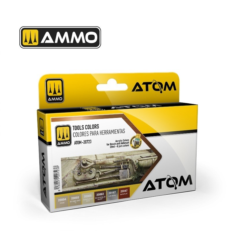 AMMO Brasil | ATOM-20723 ATOM Tools colors Set