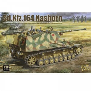 BT024 - 1/35 Sd.Kfz. 164 Nashorn Early/Command Version with 4 Figures