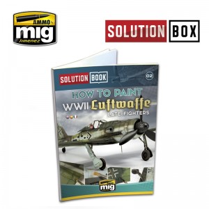 A.MIG-6502 WWII LUFTWAFFE LATE FIGHTERS SOLUTION BOOK - MULTILINGUAL