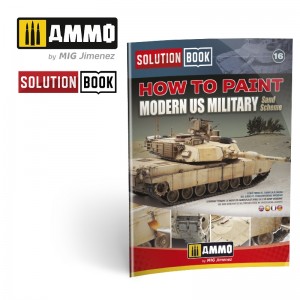 A.MIG-6512 MODERN US MILITARY SAND SCHEME SOLUTION BOOK
