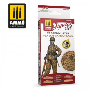 A.MIG-7042 ERBSENMUSTER PEA DOT CAMOUFLAGE FIGURES SET