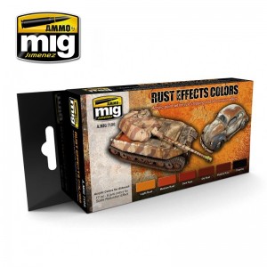 A.MIG-7106 RUST EFFECTS COLORS