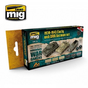 A.MIG-7116 WARGAME EARLY AND DAK GERMAN SET