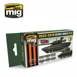 A.MIG-7160 MYTHICAL RUSSIAN GREEN COLORS 1935-2016 