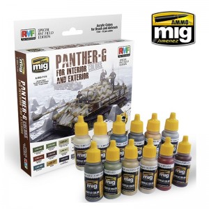 A.MIG-7174 PANTHER G COLORS for interior and exterior (SPECIAL RYEFIELD EDITION)