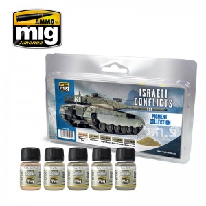 A.MIG-7454 ISRAELI CONFLICTS PIGMENT COLLECTION