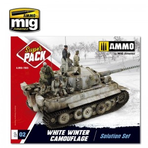 A.MIG-7803 WHITE WINTER CAMOUFLAGE WEATHERING SET