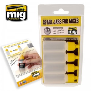 A.MIG-8004 SPARE JARS FOR MIXES (4 x 17 mL jars with agitator and dosifier)