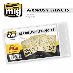 A.MIG-8035 AIRBRUSH STENCILS
