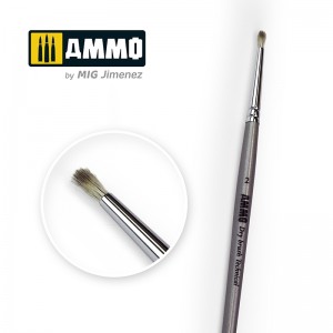 A.MIG-8700 2 AMMO Drybrush Technical Brush