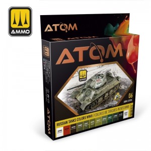 ATOM-20705  Russian Tanks Colors WWII Set